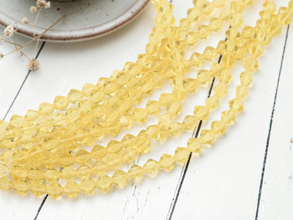 Czech Glass Beads - Lucerna Bicone - Bicone Beads - Spacer Beads - 6mm - 25pcs - (5337)