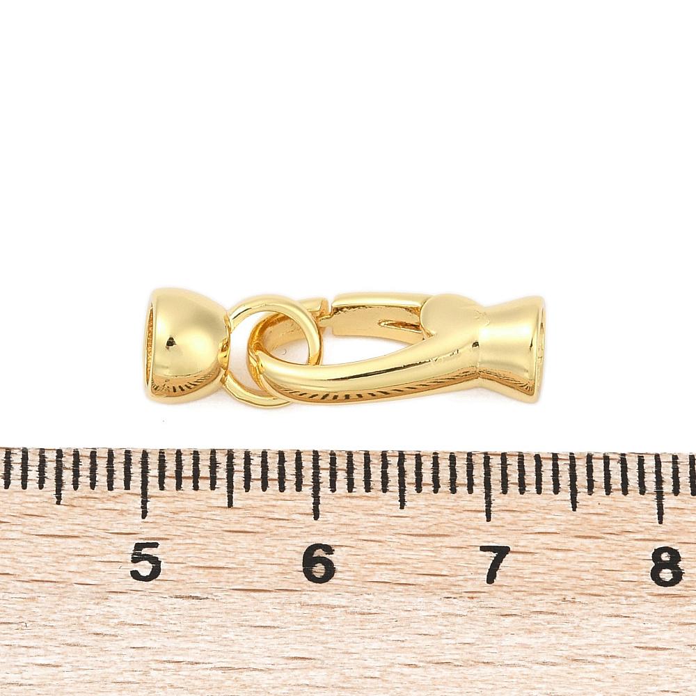 Metal Clasps - Trigerless Clasp - Gold Clasp - Cord Ends - 2pcs - 25x12mm