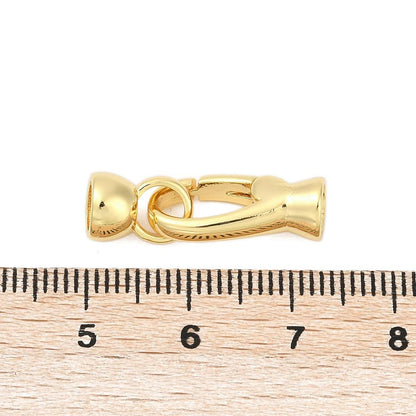 Metal Clasps - Trigerless Clasp - Gold Clasp - Cord Ends - 2pcs - 25x12mm