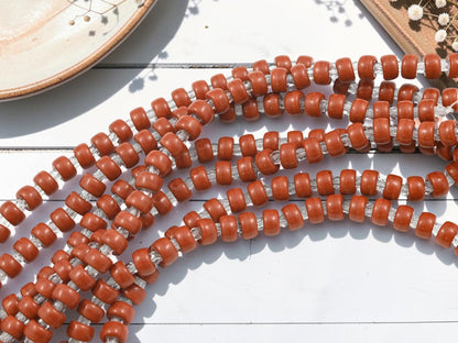Czech Glass Old Stock Large Hole Crow Beads - 6mm - 27pcs (A466)