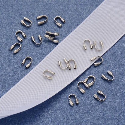 Plated Brass Wire Guardian Protectors - 5x4mm - 100pcs - Choose Your Color