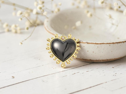 Stainless Steel 2 Tone Mixed Metal Heart Pendants - 50x48mm - 1pc - Choose Your Color