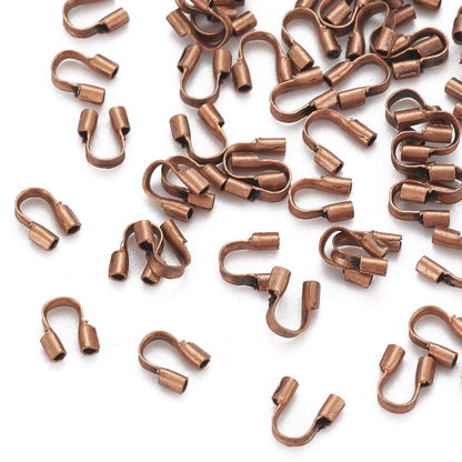 Plated Brass Wire Guardian Protectors - 5x4mm - 100pcs - Choose Your Color