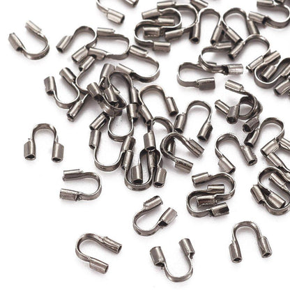 Plated Brass Wire Guardian Protectors - 5x4mm - 100pcs - Choose Your Color