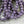 *25* 6mm Amethyst Gold Luster Fluted Round Melon Beads