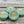 Load image into Gallery viewer, *6* 12mm Gold Washed Green Turquoise Aster Flower Coin Beads
