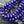 Gold Washed Indigo Blue Fire Polished Rondelle Beads - 5x7mm or 6x8mm