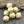 Load image into Gallery viewer, *15* 11mm Silver Mercury Washed Ivory Bicone Beads
