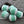 White Washed Opaque Turquoise Fire Polished Cathedral Beads -- Choose Your Size