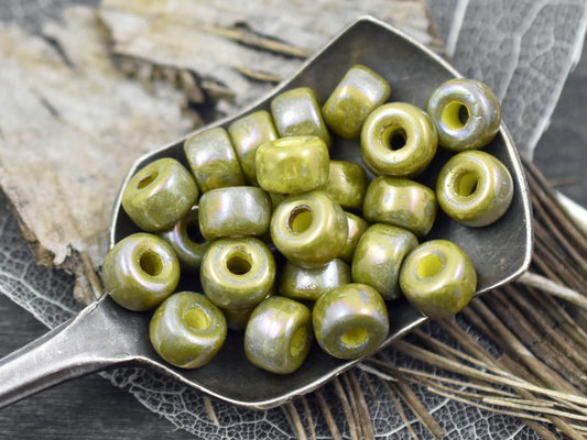 10g Lemon Nebula 2/0 Matubo Beads