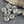 Pewter w/ Crystal Rhinestone Wavy Edge Rondelle Spacer Beads