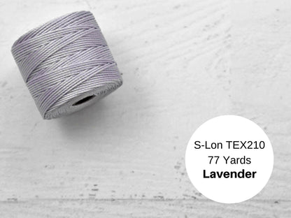 S-LON BEAD CORD LAVENDER 77YD (SLBC-LA)