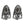 Tassel Caps - Tassel Cones - Silver Bead Caps - Large Bead Cap - Ornate - 29x19mm - Tall Bead Caps - Large Beads Caps - 2pc  (6036)