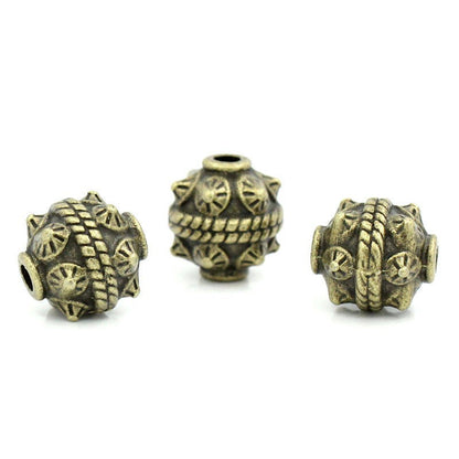 *30* 11x10mm Antique Bronze Drum Beads