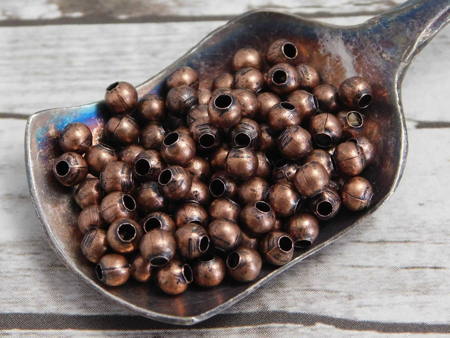 4mm Iron Round Spacer Beads