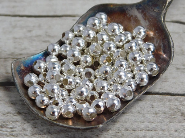 4mm Iron Round Spacer Beads