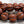 Picasso Beads -  Melon Beads - Czech Glass Beads - Round Beads - Bohemian Beads - 12mm Beads - 6pcs - (B416)