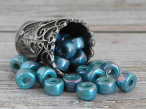 Matubo Beads - Czech Glass Beads - Large Seed Beads - 2/0 Beads - Seed Beads - Size 2 Beads - 6x4mm - 10 grams (A343)