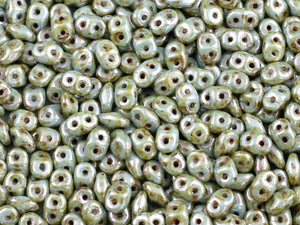Superduo Beads - 2 Hole Beads - Twin Beads - Picasso Superduos - Picasso Seed Beads - Super Duo Beads - 2.5 x 5mm - 10 grams (168)