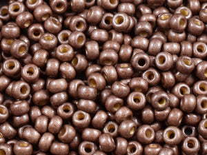 Size 6 Seed Beads - Miyuki 6-4213F - Size 6 Beads - Size 6/0 - Matte Dark Mauve DuraCoat - 15 grams (882)