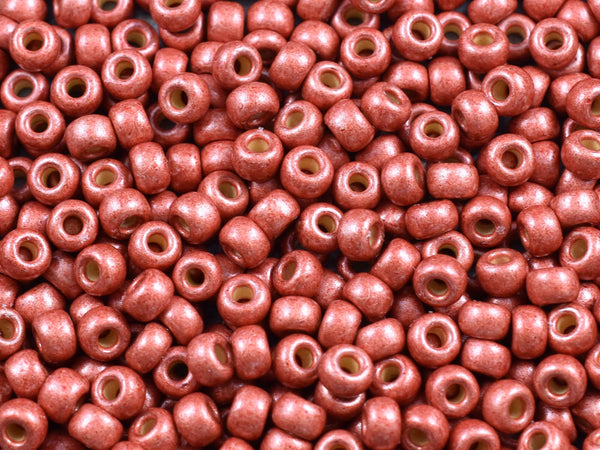 Size 6 Seed Beads - Miyuki 6-4208F - Size 6 Beads - Size 6/0 - Matte Berry DuraCoat - 15 grams (978)