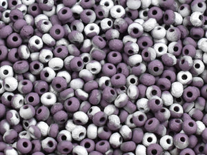 Etched Seed Beads - Size 6 Beads - Size 6/0 - Czech Glass Beads - 15 grams (1242)