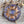 Load image into Gallery viewer, Czech Glass Beads - Picasso Beads - 22mm Flower Beads - Purple Beads - Hawaiian Flower Beads - 22mm - 2pcs - (3888)
