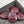 Czech Glass Beads - Bumble Bee Bead - Focal Beads - Honey Bee Beads - Burgandy Nebula - 22x18mm - 2pcs - (621)