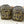 Picasso Beads - Czech Glass Beads - Buddha Beads - Buddha Head Bead  - Mala Beads - 15x14mm - 4pcs (5011)