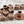Load image into Gallery viewer, *10* 9mm Antique Copper Large Hole Rounded Cube Beads
