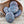 Czech Glass Beads - Bumble Bee Bead - Focal Beads - Honey Bee Beads - Denim Blue Nebula - 22x18mm - 2pcs - (B139)