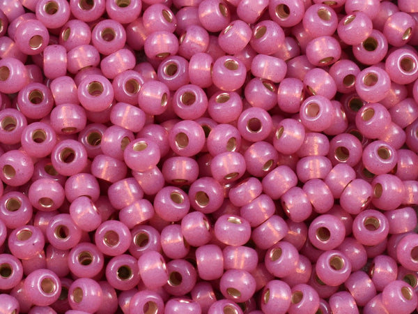 Miyuki Seed Beads - Size 6 Seed Beads - Miyuki 6-645 - Size 6 Beads - Size 6/0 - Pink Seed Beads - 5" Tube - 20 grams (1587)