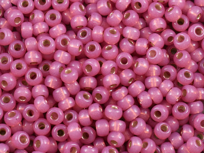 Miyuki Seed Beads - Size 6 Seed Beads - Miyuki 6-645 - Size 6 Beads - Size 6/0 - Pink Seed Beads - 5" Tube - 20 grams (1587)