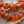 Czech Glass Beads - Cathedral Beads - Fire Polish Beads - Tangerine Apollo - 8 or 10mm
