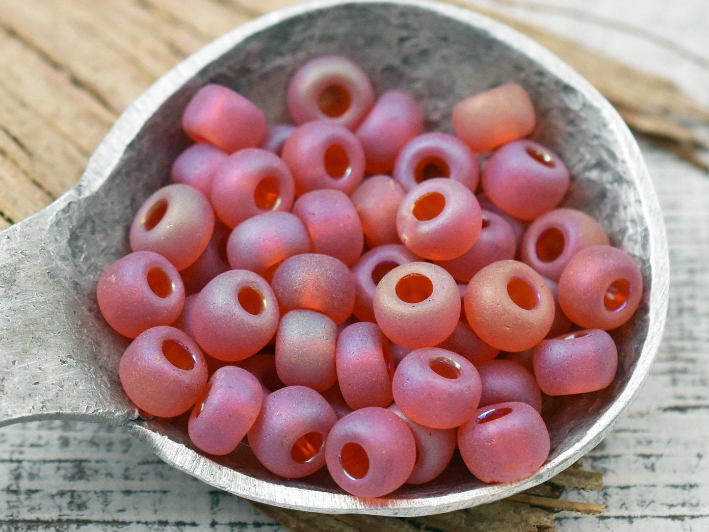 Czech Glass Beads - Seed Beads - Size 2 Beads - 2/0 Beads - Large Hole Beads - 6x4mm - 15 grams (6042)