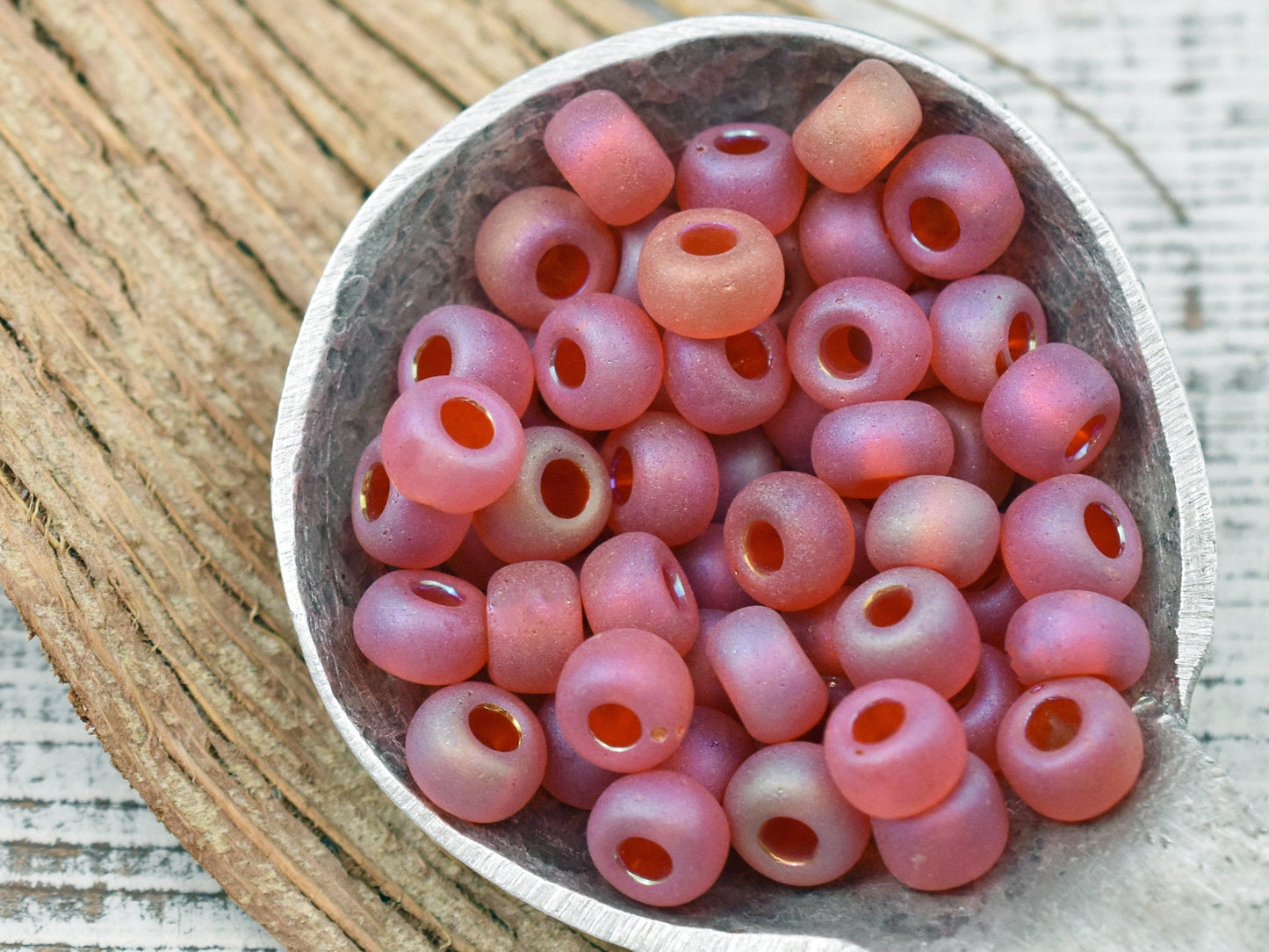 Czech Glass Beads - Seed Beads - Size 2 Beads - 2/0 Beads - Large Hole Beads - 6x4mm - 15 grams (6042)