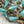 Czech Glass Beads - Drop Beads - Teardrop Beads - Picasso Beads - Aqua Beads - Faceted Beads - 8x20mm - 2pcs - (3410)