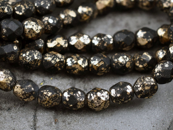 Czech Seed Beads, Round, Matte Gold (CHOOSE SIZE)