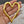 90x71mm Antique Gold Large Heart Pendant