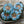 Load image into Gallery viewer, Czech Glass Beads - Hawaiian Flower Beads - Hibiscus Beads - Blue Flower Beads - 6pcs - 12mm - (A453)
