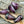 Drop Beads - Teardrop Beads - Czech Glass Beads - Picasso Beads - Purple Beads - Faceted Beads - 8x15mm - 4pcs - (877)
