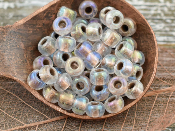 Seed Beads - Size 2 Beads - Czech Glass Beads - 2/0 Beads - 6x4mm - 15 grams (B418)