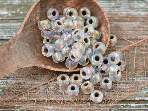 Seed Beads - Size 2 Beads - Czech Glass Beads - 2/0 Beads - 6x4mm - 15 grams (B418)