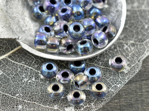 Seed Beads - Size 2 Beads - Czech Glass Beads - 2/0 Beads - 6x4mm - 15 grams (B692)