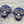 Load image into Gallery viewer, Halloween Beads - Czech Glass Beads - Sugar Skull Beads - Czech Sugar Skull - Picasso Beads - 4pcs - 20x17mm - (4272)
