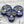 Halloween Beads - Czech Glass Beads - Sugar Skull Beads - Czech Sugar Skull - Picasso Beads - 4pcs - 20x17mm - (4272)