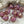 Czech Glass Beads - Central Cut Beads - Round Beads - Picasso Beads - Czech Beads - Pink Beads - 9mm - 10pcs - (2119)