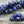 Load image into Gallery viewer, Picasso Beads - Czech Glass Beads - Saturn Beads - Saucer Beads - Large Glass Beads - Cobalt Blue - 10pcs - 11x9mm - (A64)
