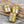 Cross Beads - Rosary Beads - Picasso Beads - Czech Glass Beads - Rectangle Beads - 17x12mm - 2pcs - (2498)