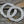 Ring Pendant - Hammered Pendant - Silver Pendants - Metal Pendant - Boho Pendant - 40mm - (2253)